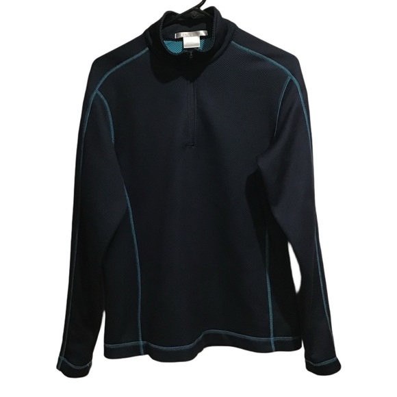 Nike Golf FITDRY Women’s Pullover Jacket Navy Blue Quarter Zip - Picture 1 of 11